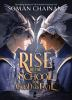 Book cover for "Rise of the school for good and evil".