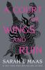 Book cover for "A court of wings and ruin".